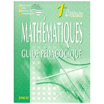 Mathématiques 1re Littéraire - Guide pédagogique - 1