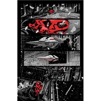 Dark Maul : Black White & Red