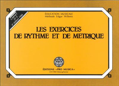 Les exercices de rythme et de métrique, carnet n° 4