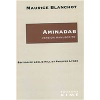 Aminadab. Version manuscrite