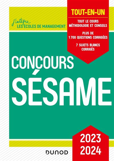 La bible du concours SESAME - 2024 - Franck Attelan, Nicholas