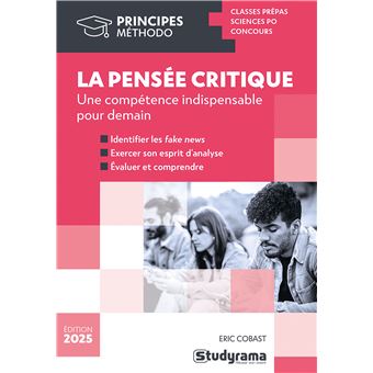 La pensée critique - broché - Eric Cobast, Livre tous les livres à la Fnac