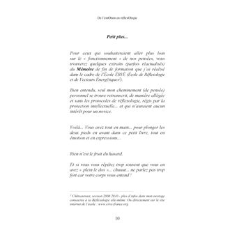 De l'émotion... en réflexologie