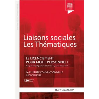 Le licenciement pour motif personnel I