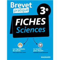 Brevet Pratique Fiches Sciences 3e Brevet 2026