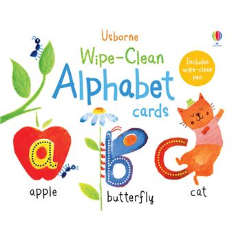 Wipe-clean Alphabet Cards - broché - Felicity Brooks, Malu Lenzi ...