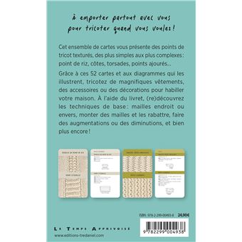 Points de tricots - 52 cartes pour apprendre les textures au