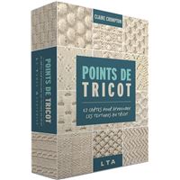 Points de tricots - 52 cartes pour apprendre les textures au tricot