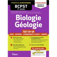 Biologie-Géologie BCPST 2e année - Tout-en-un - Conforme au programme