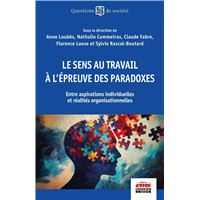 Le sens au travail à l'épreuve des paradoxes