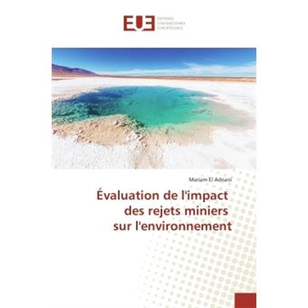 Évaluation de l'impact des rejets miniers sur l'environnement - broché ...