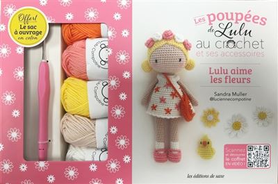 Coffret Poupée de Lulu au crochet et ses accessoires