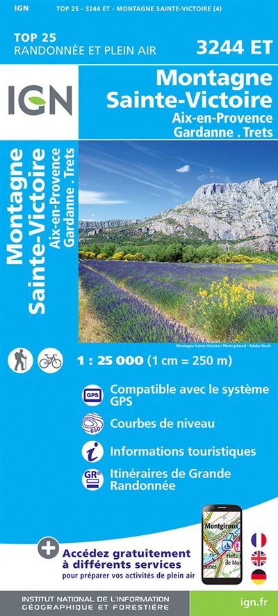 3244et montagne sainte victoire aix en provence gardanne trets