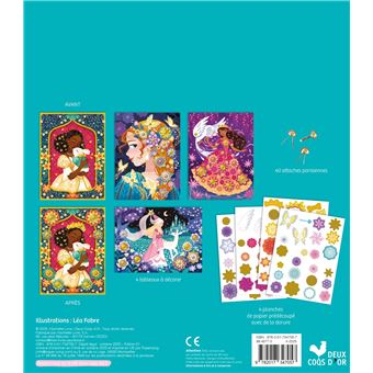 Mes portraits de Princesses à décorer en volume - boîte avec accessoires