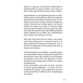 Parcours d'un homme intègre