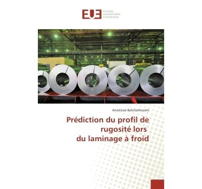 Prediction du profil de rugosite lors du laminage A froid