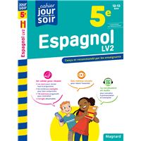 Espagnol 5e LV2 - Cahier Jour Soir