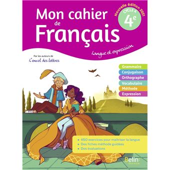 Mon cahier de francais 4e - 1