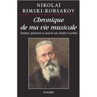Chronique de ma vie musicale