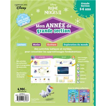 Disney - Reine des Neiges 2 - Je joue et j'apprends grande section (5-6ans)