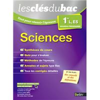 Sciences - Première L, ES