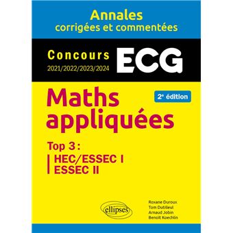 Maths appliquées ECG - 1