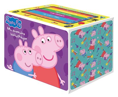 Peppa Pig - Ma première bibliothèque (édition 2024) Ma première bibliothèque 6 livres - Hasbro - Hachette Jeunesse - Coffret - Album jeunesse - Hachette Jeunesse