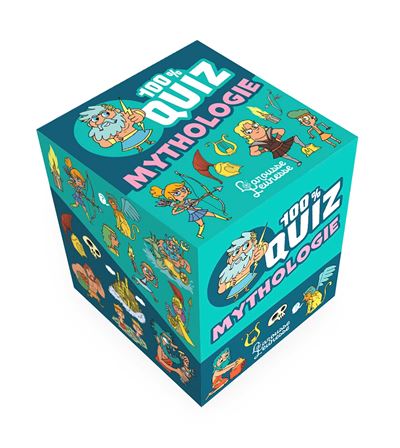 Quiz 100% Mythologie - Collectif - Larousse - Boîte ou accessoire - Jeux livres objets - Larousse