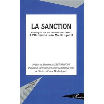 La sanction - 1