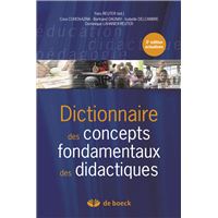 Dictionnaire des concepts fondamentaux des didactiques