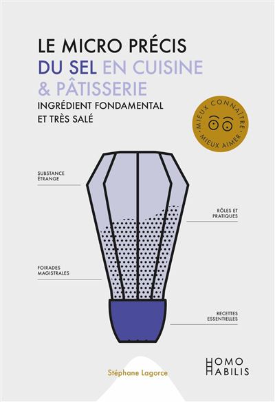 Le Micro Precis du sel en cuisine et patisserie Ingredients
