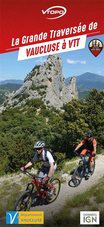 La grande traversee de vaucluse a vtt - - Collectif - Vtopo - Atlas / carte