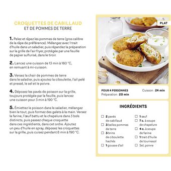 Mini Frigobloc Hebdomadaire Air fryer 2026  - Calendrier Compact / sem (de janv. à déc. 2026)