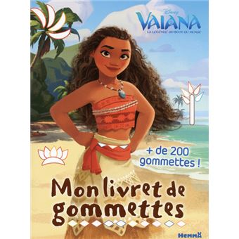 Disney Vaiana - Mon livret de gommettes