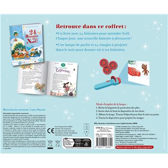 24 histoires pour attendre Noel - coffret lampe