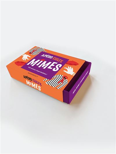 Apéro culte - Mimes - Fabrice Pinel - Marabout - Boîte ou accessoire - Jeux livres objets
