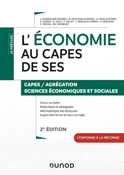 L'economie au CAPES de Sciences economiques et sociales