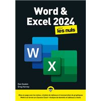 Word et Excel 2024 pour les Nuls