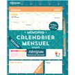 Mémopad Calendrier mensuel aimanté 2026 - Design (12 mois)