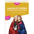 Amour et poésie du Moyen Âge au XVIIIᵉ siècle
