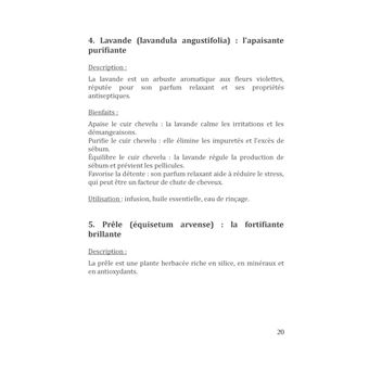 Secrets et Douceur Botanique pour les cheveux