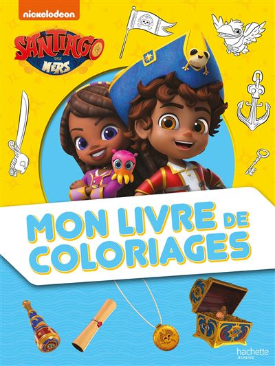 Santiago des mers - Mon livre de coloriages -  Collectif - broché