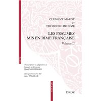 Les Psaumes mis en rime française