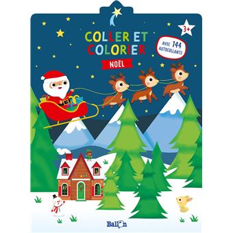 Coller et colorier : Noël - 1