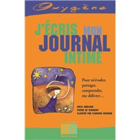 J'écris mon journal intime