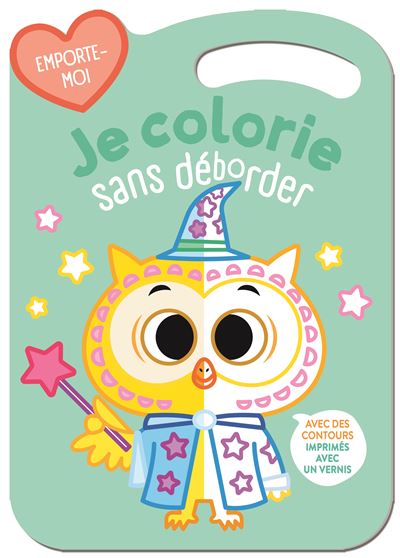 Le hibou Je colorie sans déborder - Collectif - Yoyo Books - broché - Document jeunesse