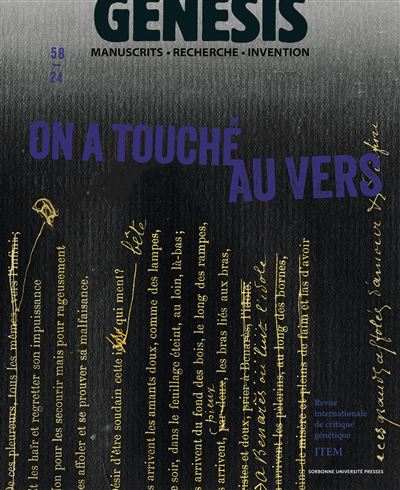 "On a touché au vers". Genèse de la forme poétique - Christophe Imperiali - Sorbonne Universite Presses - broché - Revue