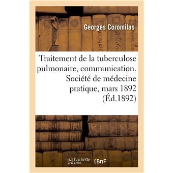 Traitement de la tuberculose pulmonaire au moyen d'inhalations de sulfure de carbone