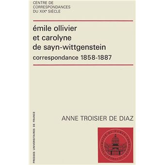 Émile Ollivier et Carolyne de Sayn-Wittgenstein - 1