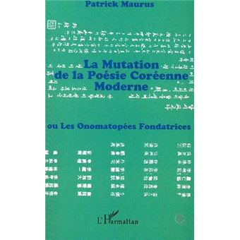 La mutation de la poesie coreenne moderne - 1